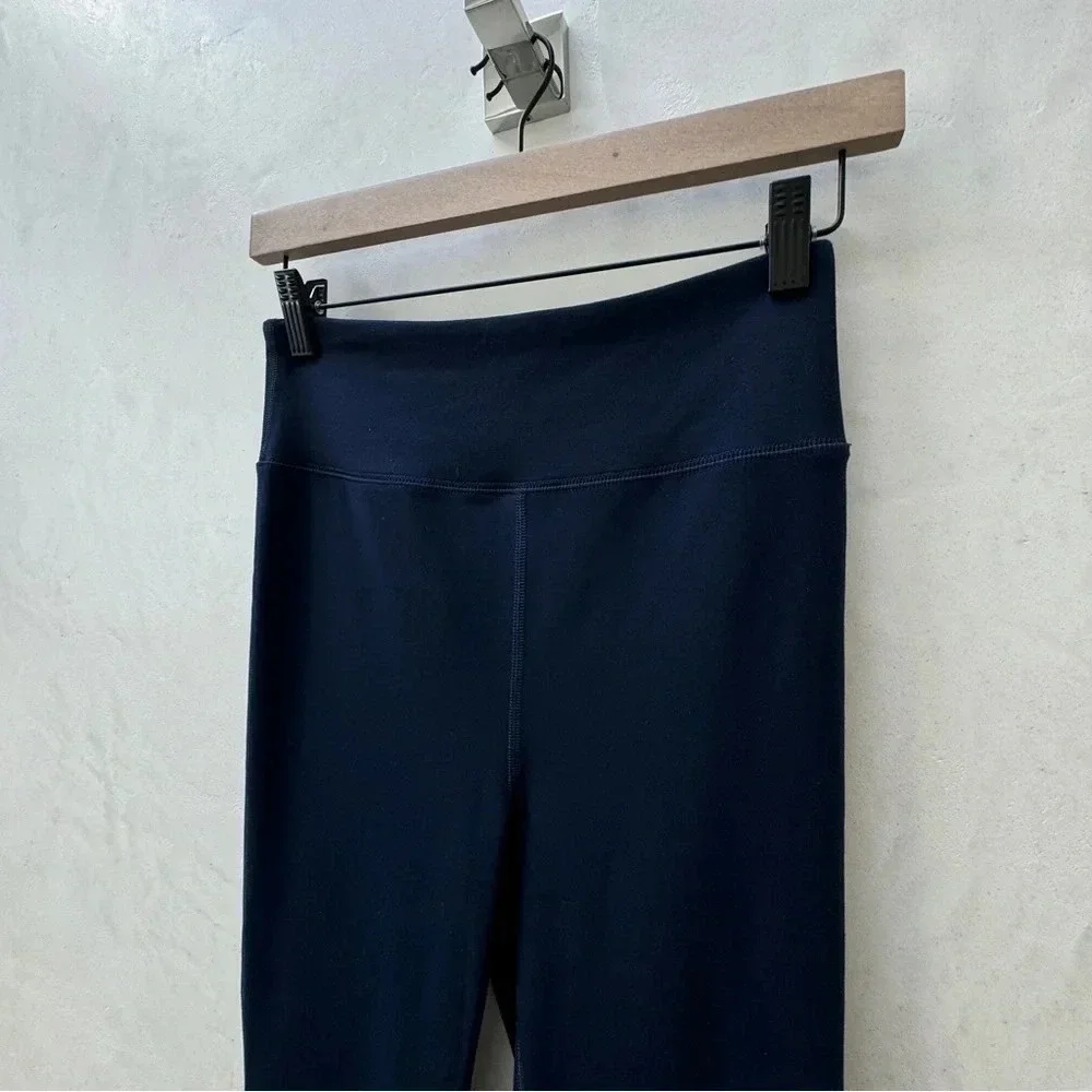 J. Crew Weekend High-Rise 7/8 Legging with Signature Flex Navy Blue Small - Picture 6 of 10